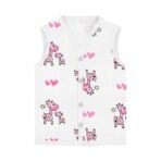 MOM'S HOME Organic Muslin Baby Jhabla Set | Unisex Cotton Vest | Pack of 5 | 0?3 Months | Soft, Breathable, Summery Prints - Fast Shipping to USA & Canada - Image 3
