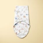 haus & kinder 100% Cotton Baby Swaddle Wrap for Newborn | Adjustable Easywrap Swaddle Blanket for 0-3 Months | Alphabet - Fast Shipping to USA & Canada - Image 4