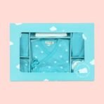 Tidy Sleep Baby Gift Box 0 to 6 Months Baby 5 Pieces Set Gift Hamper for New Born (Blue Polka) - Fast Shipping to USA & Canada - Image 3