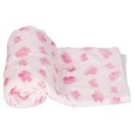 Mee Mee New Born Super Soft Baby Blanket | Wrapper Blanket for Boys and Girls | Lightweight All Season Wrap for Infant & Toddler | Breathable & Washable Blanket (Light Pink, 75X100 CM) - Fast Shipping to USA & Canada