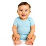 MOM'S HOME Soft Organic cotton Unisex New Born Baby Onesie/BodySuit | 0-3 Months | Pack of 5 - Fast Shipping to USA & Canada - Image 5