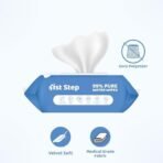 1st Step 99% Pure Water Baby Wipes with lid | Plant Based - 100% Biodegradable | Super Thick Polyester Free I Paraben Free with Aloevera & Calendula Extract | Alcohol Free - 200 Wipes - Fast Shipping to USA & Canada - Image 5