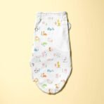 haus & kinder 100% Cotton Baby Swaddle Wrap for Newborn | Adjustable Easywrap Swaddle Blanket for 0-3 Months | Alphabet - Fast Shipping to USA & Canada - Image 7