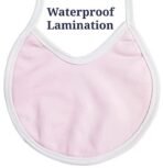 First Kick Waterproof Laminated Baby Apron with Bib Knot Pack of 12 - Fast Shipping to USA & Canada - Image 4