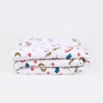 MOM'S HOME Organic Cotton All Season Baby Quilt | Light Weight | Soft | Perfect for Light Winters | 100x120 cm | 0-3 Year | Unicorn | Reversible - Fast Shipping to USA & Canada - Image 4