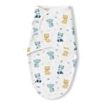TIDY SLEEP Newborn Baby Swaddle & Hug Me Wrap | 100% Cotton Adjustable Sleep Sack | Soft, Breathable & Lightweight | Velcro Closure for 0-6 Months | Mom&Me - Fast Shipping to USA & Canada - Image 2