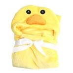 First Kick New Born Baby Fleece Blanket Pack of Super Soft Bathrobe Baby Wrapper Cum Baby Bath Towel For Baby Boys, Lightweight Baby Girls, Babies (80Cm X 80Cm, 0-6 Months) Lightweight, Yellow - Fast Shipping to USA & Canada - Image 3
