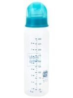 Mee Mee Baby Plastic Feeding Bottle 250Ml |BPA-Free with Eazy Flo Technology, Anti-Colic Valve, Non Toxic & Ergonomic Design for New Born/Infants/Toddler Upto 3 Yrs (Blue, Pack of 2) - Fast Shipping to USA & Canada - Image 5