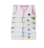 Infantbond Cotton Embroidery Jhabla (Pack of 6, 0-6M) ? Fast Shipping to USA & Canada - Image 4