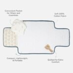 Tidy Sleep Portable Diaper Changing Mat/Pad for Newborns & Infants Baby 0-24 Months Light Weight, Portable, Water Proof (Galactic Love) - Fast Shipping to USA & Canada - Image 6