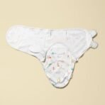 haus & kinder 100% Cotton Baby Swaddle Wrap for Newborn | Adjustable Easywrap Swaddle Blanket for 0-3 Months | Alphabet - Fast Shipping to USA & Canada - Image 5