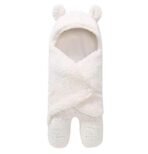 First Kick New Born Baby Blanket Pack of Super Soft Wearable Baby Wrapper Polyester Durable Cum Baby Sleeping Bag for Baby Boys, Baby Girls, Babies (76cm x 70cm, 0-6 Months) White - Fast Shipping to USA & Canada - Image 3