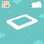 TIDY SLEEP Mattress with Mosquito Net, Mosquito Protection Mattress, Size: 90cm x 65cm x 10cm Car - Fast Shipping to USA & Canada - Image 3