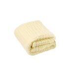 MOM'S HOME Baby Super Soft Absorbent Muslin 6 Layer wash Towel- 100X100 CM - (0-3 Years)- Yellow and 5 Muslin Wipes - Fast Shipping to USA & Canada - Image 4