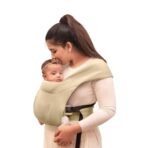 haus & kinder Enlace Baby Carrier Soft,Breathable & Lightweight Infant Carrier For Newborns & Toddlers Hands-Free,Adjustable Straps,(Age 0-18M,Weight 3.2-11.3 kg) Machine Washable,Easy to Wear (Beige) - Fast Shipping to USA & Canada - Image 2