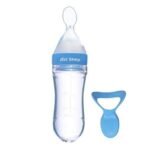 1st Step Squeezy Food Feeder - 90ml(Blue) - Fast Shipping to USA & Canada - Image 2