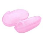 1st Step Silicone Finger Brush Pack of 2 (Pink) - Fast Shipping to USA & Canada - Image 4