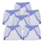 1st Step Washable and 100% Cotton Nappies (White & Blue, New Born) - Fast Shipping to USA & Canada - Image 2