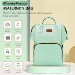 StarAndDaisy Baby Bag for Mother Travel/Diaper Bag with Insulated Baby Bottle Pocket/Diaper Bag for Mothers for Travel with Multi Compartments, Waterproof Diaper Bags for Mom, 24lt capacity - Green - Fast Shipping to USA & Canada - Image 3