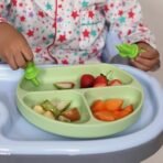 a baby cherry - Suction Plates for Baby & Toddler | Silicone Plates for Babies | BPA Free | Divided Plate for Kids Self Feeding 6~24 Months - Fast Shipping to USA & Canada - Image 6
