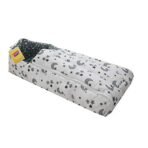 Infantbond Cotton 3-in-1 Carry Bag, Sleeping Bag & Mattress (Grey Moon & Star) ? Fast Shipping to USA & Canada - Image 4