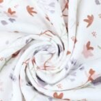 MOM'S HOME Organic Cotton Baby Muslin Swaddle | 100X100 cm | 0-12 Months | Pack of 1 | Blossom - Fast Shipping to USA & Canada - Image 3