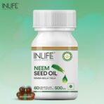 INLIFE Neem Seed Oil 500mg - 60 Capsules - Fast Shipping to USA & Canada - Image 7