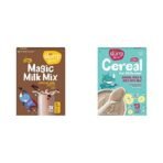 Slurrp Farm High Protein Chocolate Swirl Milk Mix 250g & Baby Cereal Ragi Rice and Banana with Milk 200g - Fast Shipping to USA & Canada - Image 2