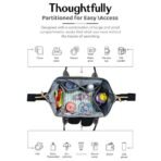 StarAndDaisy Baby Bag for Mother Travel/Maternity Bag with Multi Compartments, Insulated Bottle Pockets, Waterproof, 30L Capacity ? Black Brown - Fast Shipping to USA & Canada - Image 4