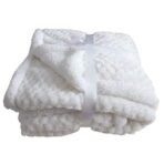 First Kick New Born Super Soft Baby Blanket Wrapper Sheet Cum Baby Blanket for Baby Boys, Baby Girls, Babies (100cm x 80cm, Bleach White, Fleece, lightweight) - Fast Shipping to USA & Canada - Image 4