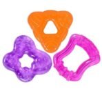 1st Step 3pcs Pack bpa Free Water Filled Multicolored teether (Multi) - Fast Shipping to USA & Canada - Image 2