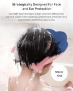 StarAndDaisy Baby Shower Cap Shield, Adjustable Shower Cap for Kids, Visor Hat for Eye and Ear Protection for 0-9 Year Old Baby. - Fast Shipping to USA & Canada - Image 6