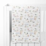 haus & kinder Scarlet in Garden Muslin Swaddle Blankets 3-Pack, 120cm x 120cm, 100% Cotton, Ultra-Soft Baby Swaddles for Newborns 0-3M, Nursing Cover, Stroller Blanket, Hypoallergenic - Fast Shipping to USA & Canada - Image 4