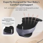 StarAndDaisy Walker for Kids 6 to 24 Months, Baby Walker Boy & Girl with 360? Rotational Wheels & Padded Seat, Foldable Walker for Kids for 1 Year with Adjustable (Black;) - Fast Shipping to USA & Canada - Image 6