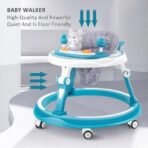 StarAndDaisy Baby Walkers for 6-24 Month Baby Boy Girl/Baby Walker 7 Level Height Adjustment/Walker for Kids for 1 Years with Switchable Food & Musical Toy Tray - Sky Blue - Fast Shipping to USA & Canada - Image 7