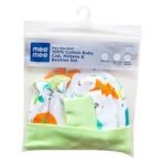 Mee Mee Soft Cotton Baby Cap, Mittens & Booties Set (Blue) - Fast Shipping to USA & Canada - Image 6