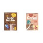 Slurrp Farm High Protein Chocolate Swirl Milk Mix 250g & Slurrp Farm Ragi Almond & Banana Cereal 200g - Fast Shipping to USA & Canada - Image 2