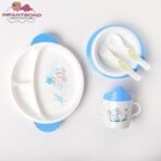 Infantbond Toddler Plates & Bowls Feeding Set (Blue Medium) ? Fast Shipping to USA & Canada - Image 3