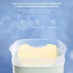 StarAndDaisy Reusable Silicone Baby Bib with Adjustable Buttons for Mess-Free Feeding, Weaning, and Easy Cleaning and Waterproof. (Yellow) - Fast Shipping to USA & Canada - Image 5