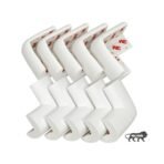 Kids Station Baby Proofing Corner Protector for Kids Safety, Made in India Rubber Edge for Sharp Furniture Edges and Corners, A Baby Safety Product (Corner Guards, 10 Pcs, L- Shape, Off-White) - Fast Shipping to USA & Canada - Image 2