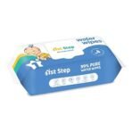 1st Step 99% Pure Water Baby Wipes with lid I Dermatologically Tested | Super Thick Polyester Free wet Wipes for Baby I Paraben Free with Aloevera & Calendula Extract |72 pcs/Pack - Fast Shipping to USA & Canada - Image 2