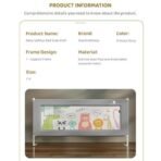 StarAndDaisy Bed Guard for Baby with T- Body Support Frame, Adjustable Height/Portable Single Side Bed Rail for Infants & Toddler's Safety (Printed_Grey-2 M) - Fast Shipping to USA & Canada - Image 7