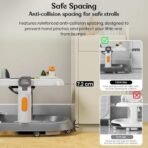 StarAndDaisy Baby Walker, Walker for Kids 6-18months Boy & Girl with Anti Fall Brake Pads, Push Walker 3 Speed Height Adjustment, Multi-Level Seat Adjustment, Recreational Music Toy Bar. - Fast Shipping to USA & Canada - Image 7