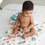 Tidy Sleep Baby Changing Mat - Waterproof, Foldable, Padded Diaper Changing Sheets for Newborns & Infants - Pack of 2, Our Mission (65 cm x 45 cm) - Fast Shipping to USA & Canada - Image 3