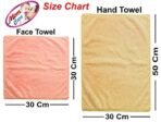 MOM CARE Cotton Face Towel Soft Reusable Hankies Napkins for Newborn Baby Toddlers Kids Adults Pack of 12 Multicolor - Fast Shipping to USA & Canada - Image 6