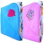 First Kick Baby Blankets Newborn Combo Pack of Double Layered Rainbow A/C Blanket for Baby Wrapper Durable Fleece Polyester for Baby Boys and Baby Girls, Pack of 2 Pink Blue - Fast Shipping to USA & Canada - Image 2
