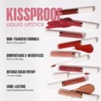 Focallure Kissproof liquid lipstick-NU04 Red Velvet, Non-Transfer Formula, Comfortable and weightless, Intense Color Payoff, Long-Lasting and Hydrating, 2.8gm - Fast Shipping to USA & Canada - Image 3
