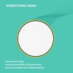 1st Step Honey Comb Lining, Super Absorbant Disposable Breast Pads with Day and Night Protection- 60 Pads - Fast Shipping to USA & Canada - Image 6