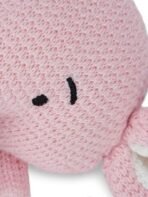 Haus & Kinder Baby Teether Toy ? Pink Jumbo Face with Wooden Ring & Rattle | Soft Muslin Cotton | Soothing Teething Toy for Newborns (15cm, 0?2 Years) - Fast Shipping to USA & Canada - Image 5