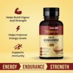 TATA 1mg Tejasya Ashwagandha KSM-66 - 60 Caps - Fast Shipping to USA & Canada - Image 4